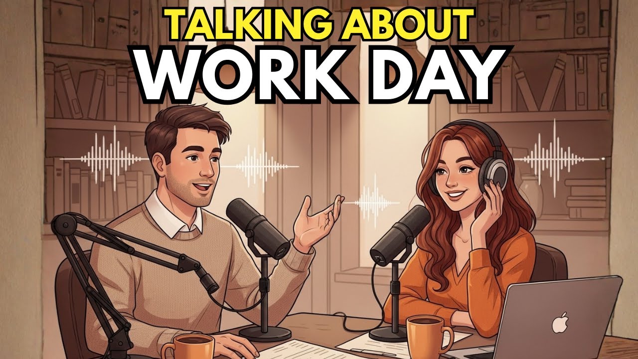 How to Talk About Your Work Day in English | English Speaking Practice