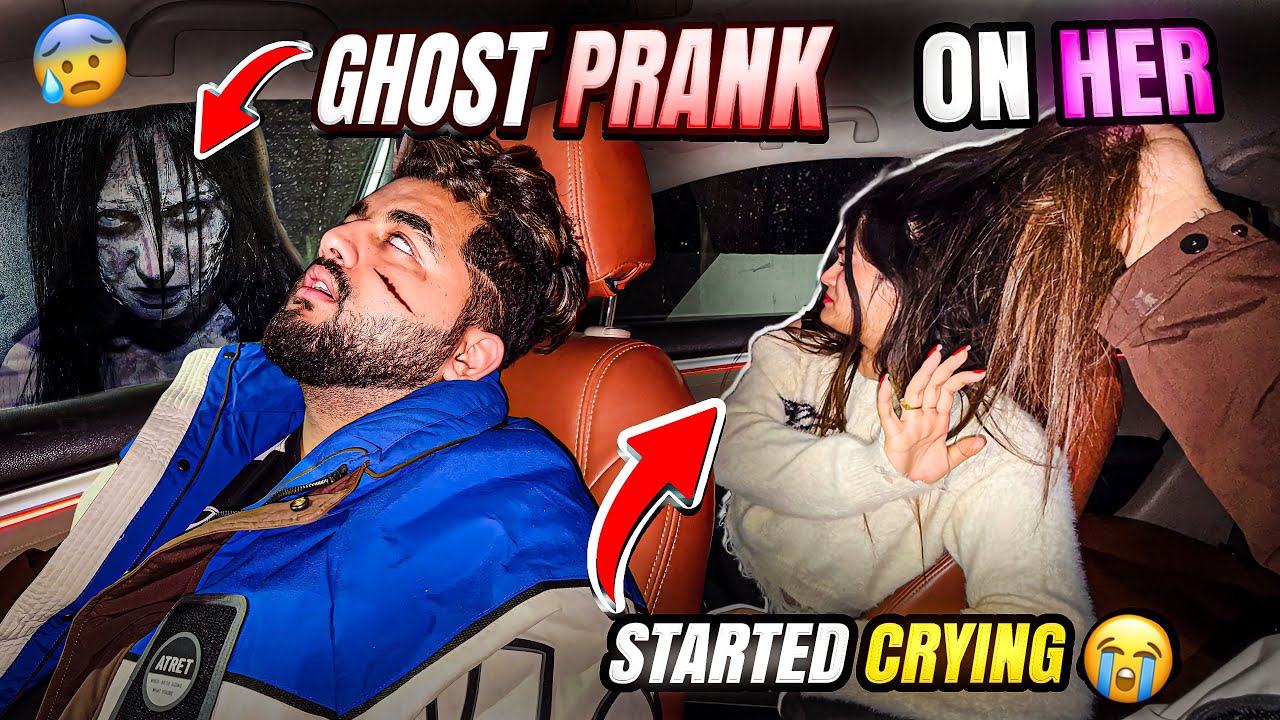 SCARY GHOST PRANK ON HER😱| SHE STARTED CRYING😭