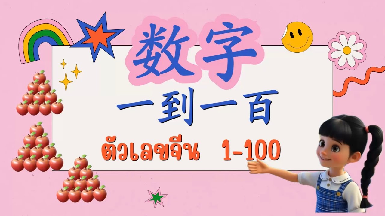 数字一到一百 1-100