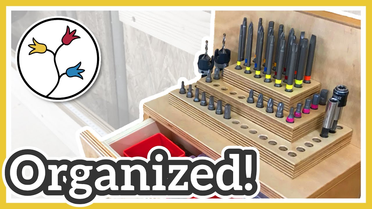 SCREW BIT ORGANIZER – Simple and useful screw bit pyramid