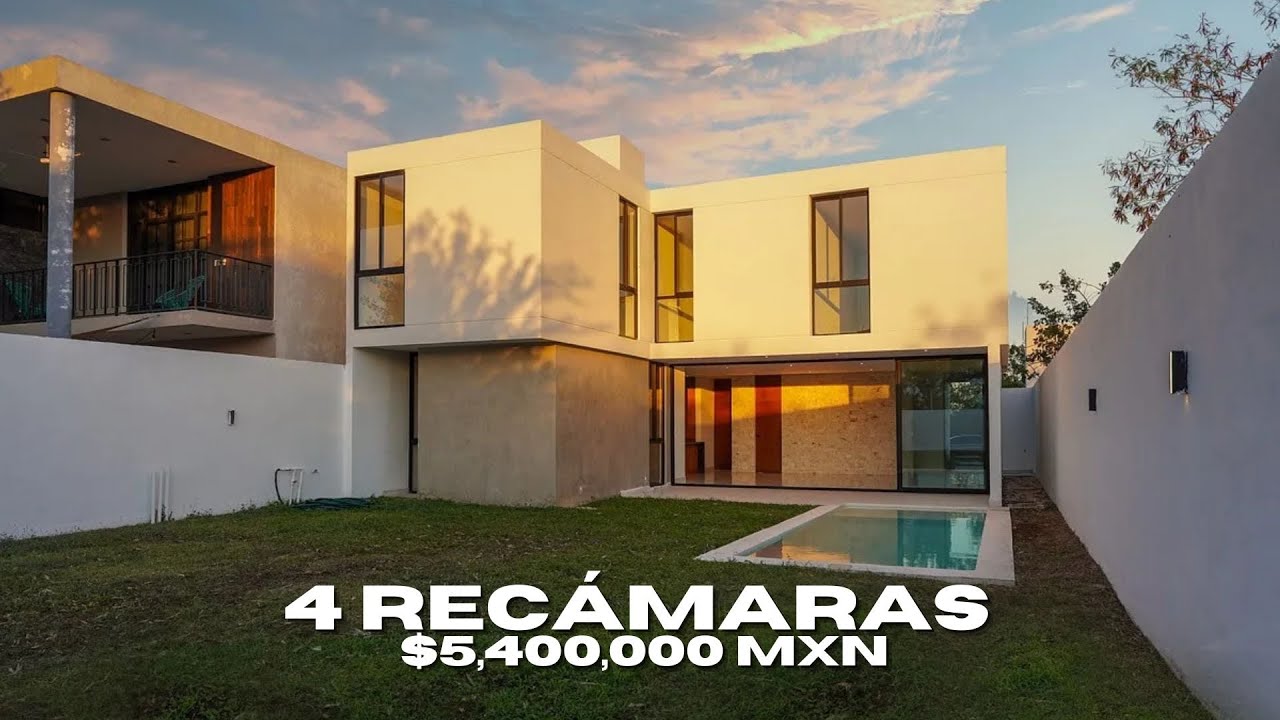 &iexcl;Incre&iacute;ble Casa de 4 rec&aacute;maras en venta al norte de M&eacute;rida! 😍🏡 Con un muy amplio jard&iacute;n 🪴