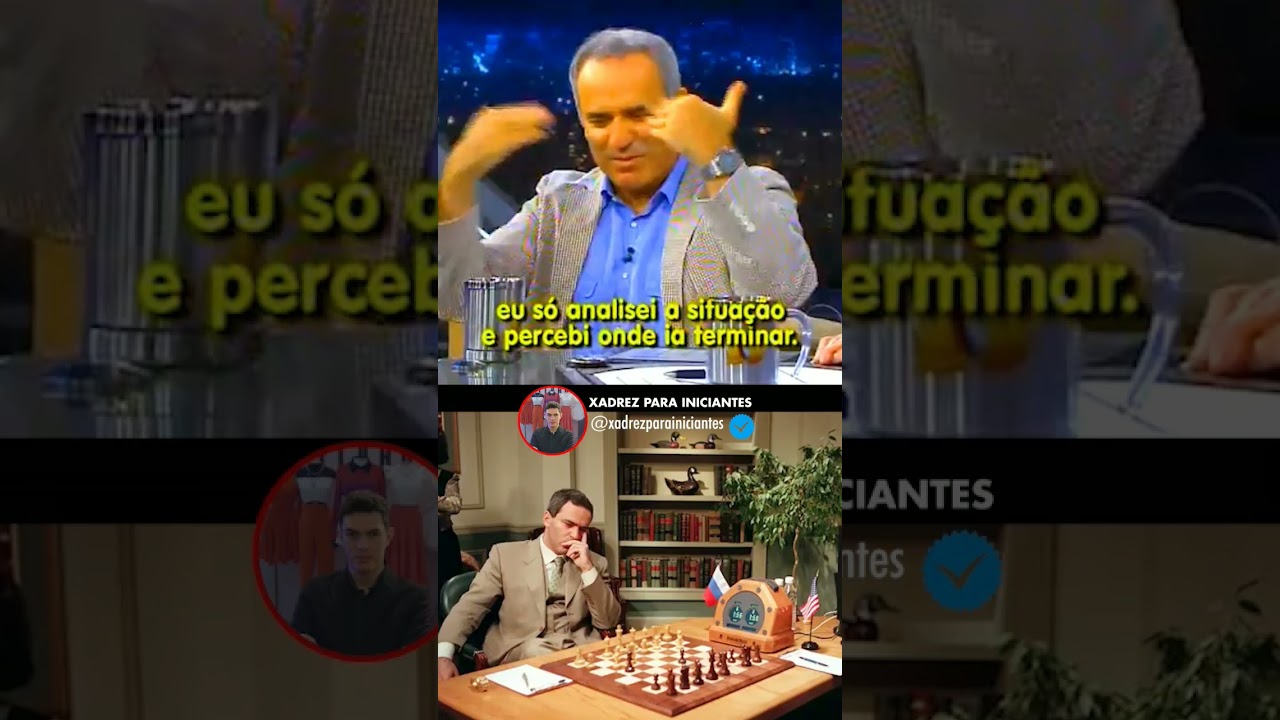 Kasparov Explica Suas Melhores Estrat&eacute;gias de Xadrez | Entrevista Exclusiva!