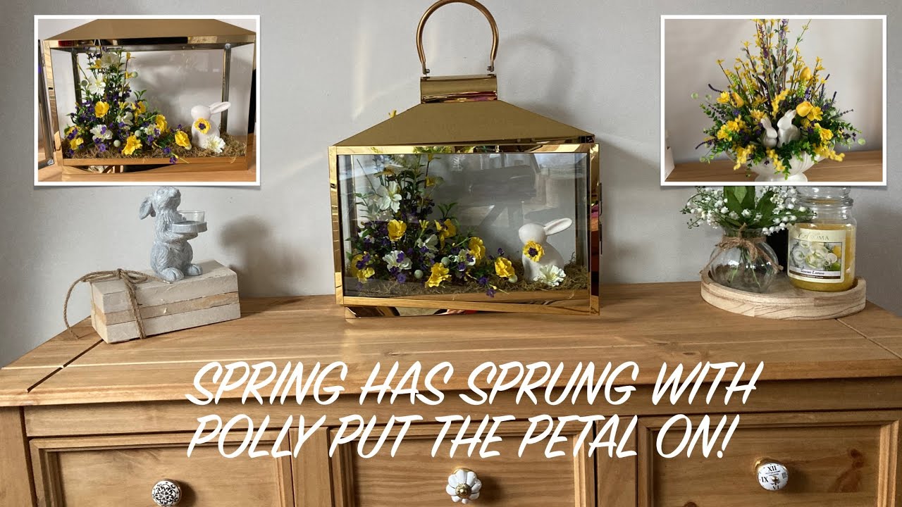 🌷🌷🌷HOW TO DIY SPRING LANTERN FLOWERS/FLORAL. HOME DECOR.SPRING TIME  2023.🌷🌷🌷