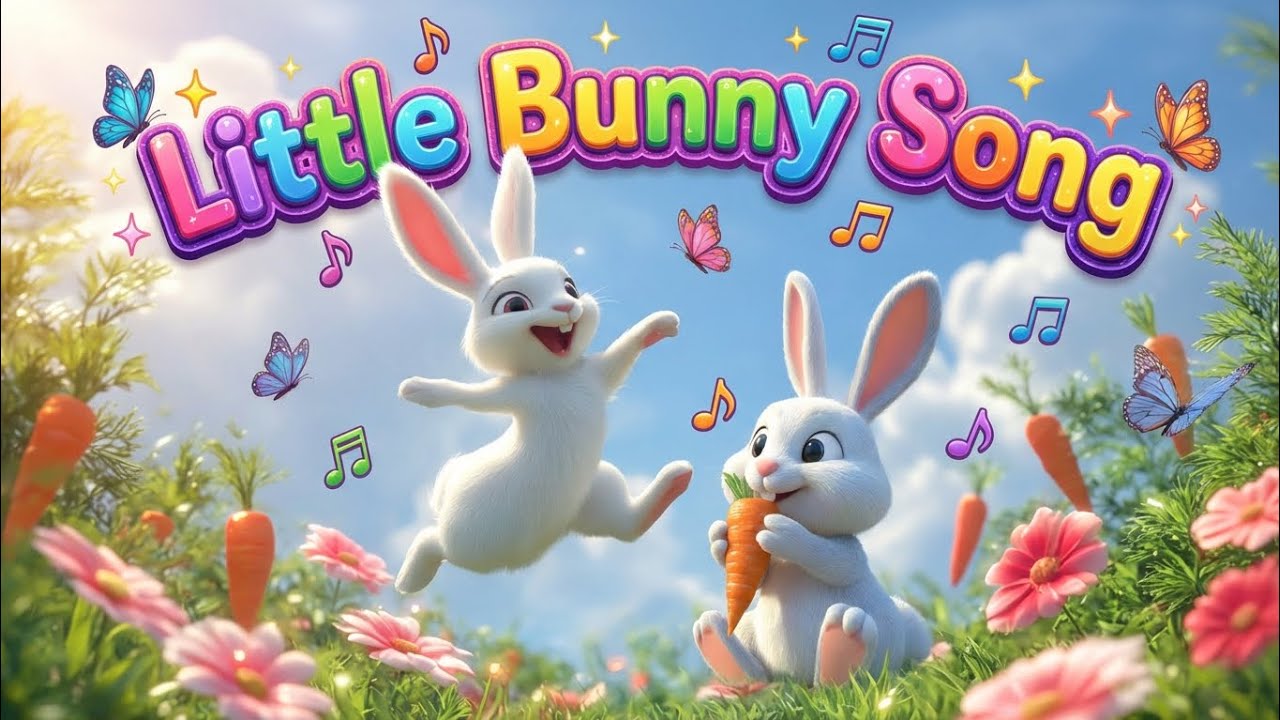 Little Bunny Song 🎵| Song for kids | Nursery rhymes 