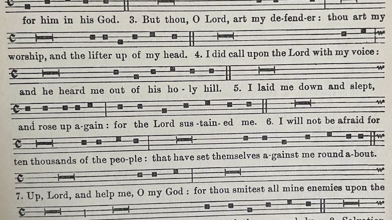 Psalm 3 - Manual of Plainsong