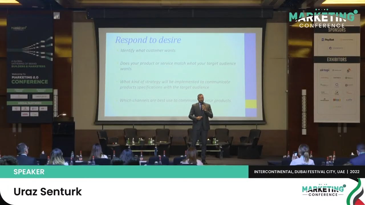 Marketing 2.0 Conference, Dubai - Uraz Şent&uuml;rk 'Grow Revenue with Connected Commercial Strategy'