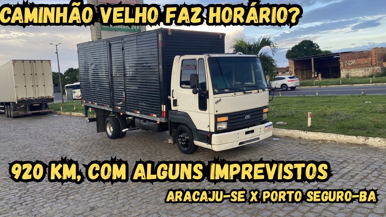 Carga de horário com caminhão velho, será que deu conta ?