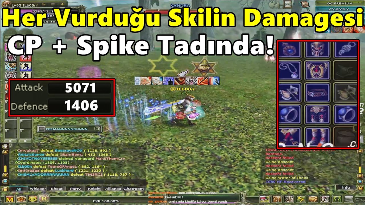 DomenicoWacco - Reb +15 Avedon'lu Warrior Girip | Seri Spike Atarsa :D | Knight Online