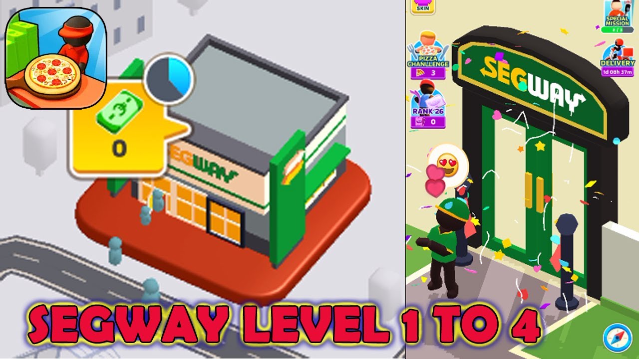 Segway Level 1 to 4 Pizza Ready