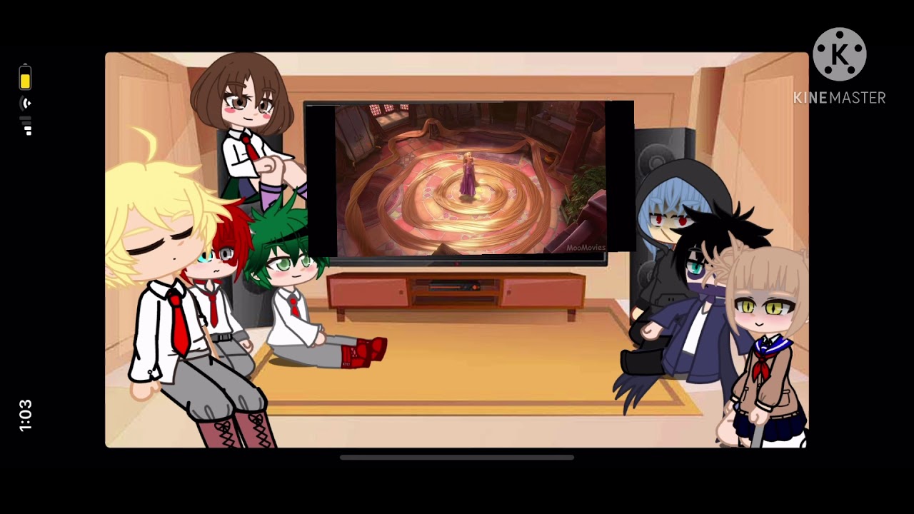 MHA reacts to Rapunzel (Original?)