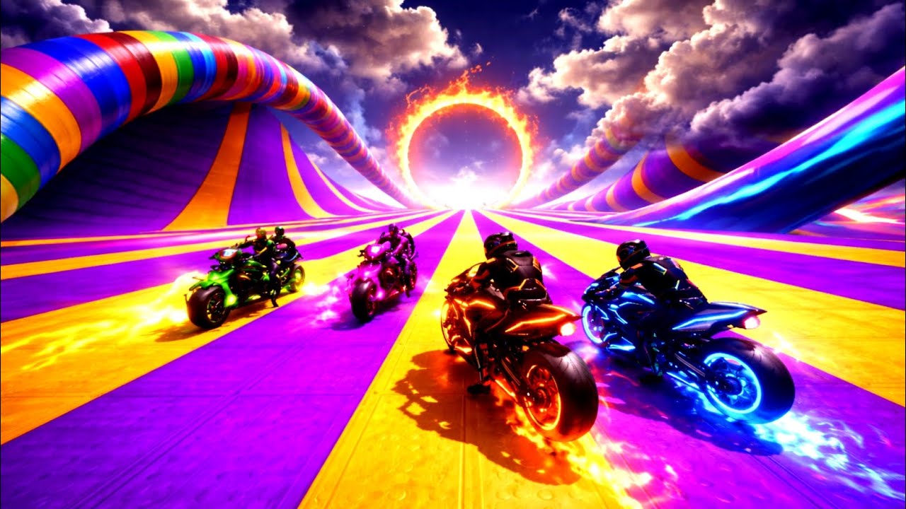 💯 Super Bike Stunt Game 🏍️ Mega Ramp 3d simulator gameplay 