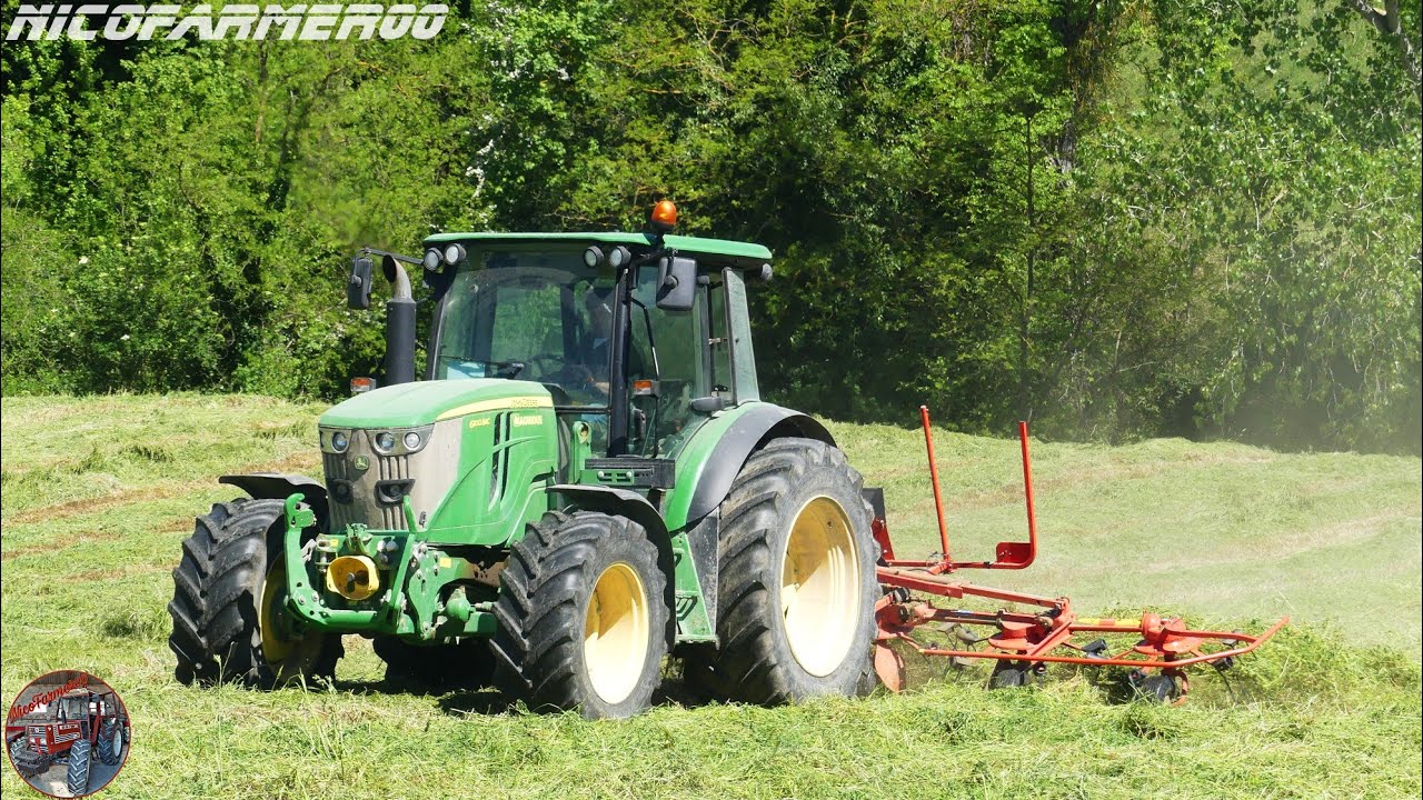 100% JOHN DEERE + KUHN = ACCOPPIATA VINCENTE | JOHN DEERE 6100 MC + KUHN GF582 | MARANELLA