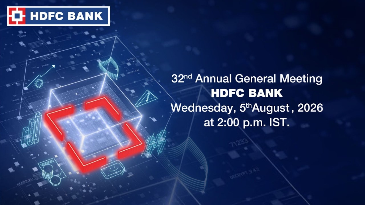 32nd Annual General Meeting | HDFC Bank