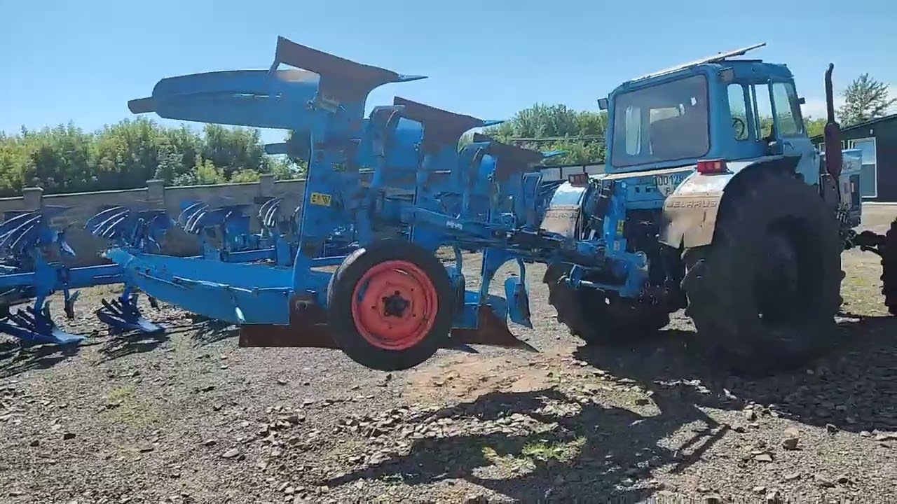 Оранка Lemken Vari-Opal 100 з трактором МТЗ 82