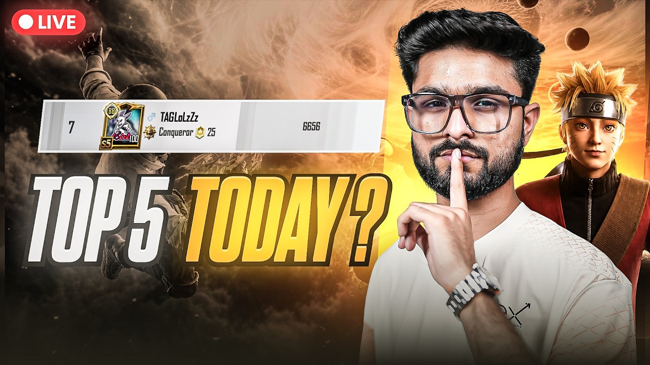 NON STOP RANK PUSH TO #1 | CONQUEROR OR WHAT | @LoLzZzGaming​