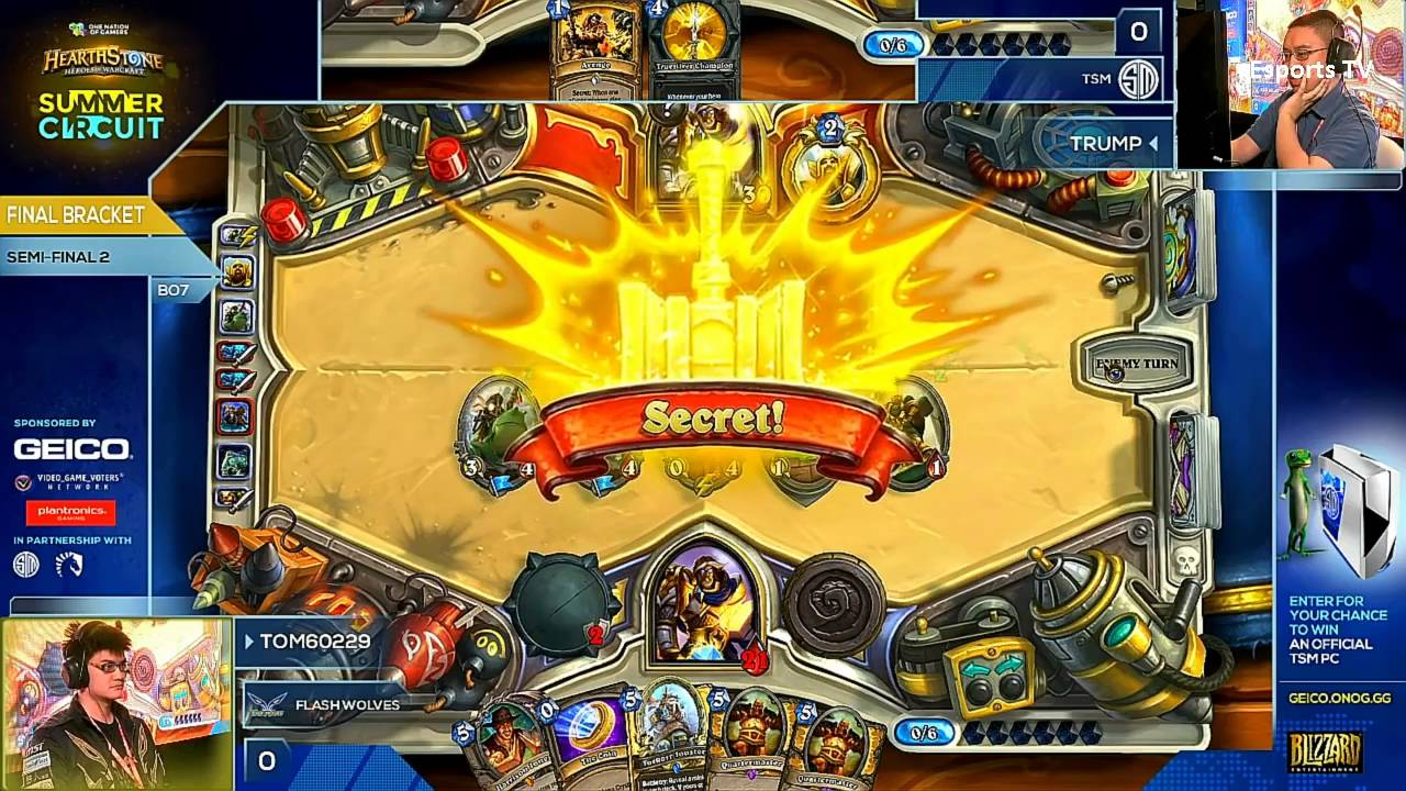 Hearthstone | Semifinals ONOG Summer Circuit 2015 | Tom60229 vs Trump