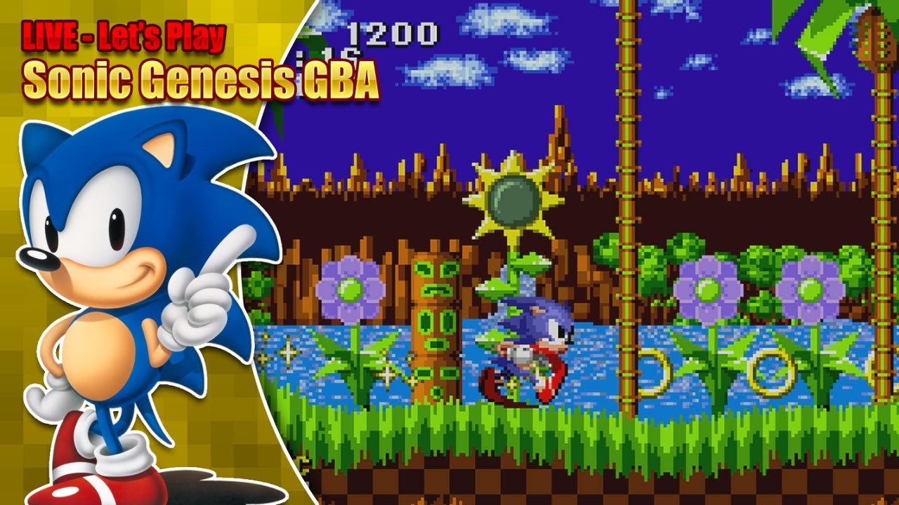 Let's Play Sonic Genesis GBA - LIVE - Friday 3rd April 2020 7pm BST