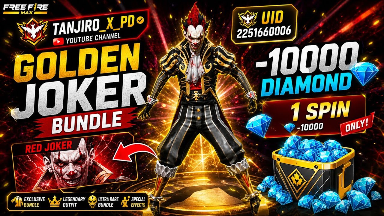 New golden clown bundle spin videos 