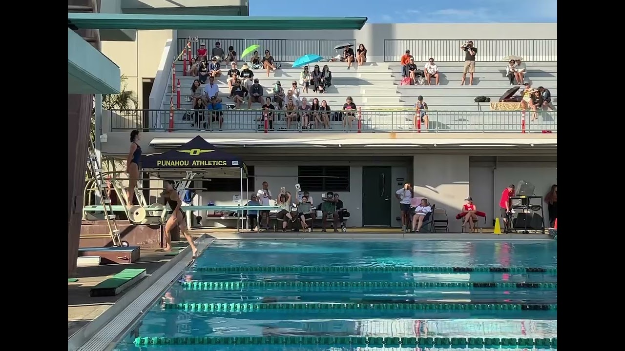 HI State Girls Diving Championships 2/15/25 finals