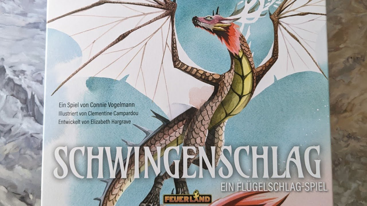 Schwingenschlag Unboxing (deutsche Ausgabe von Wyrmspan)