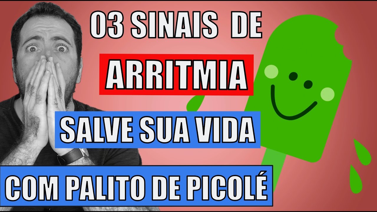 3 sinais de arritmia e salve sua vida usando um palito de picolé