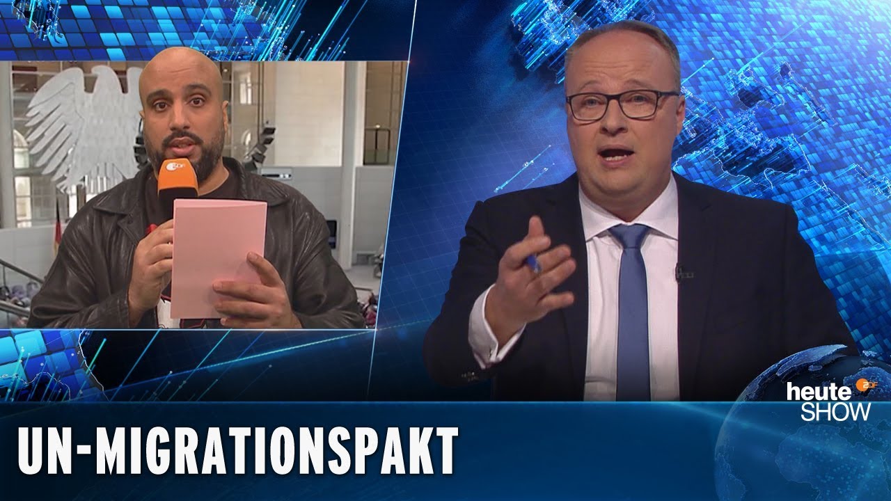 UN-Migrationspakt und rechtspopulistische Verschw&ouml;rungstheorien | heute-show vom 30.11.2018