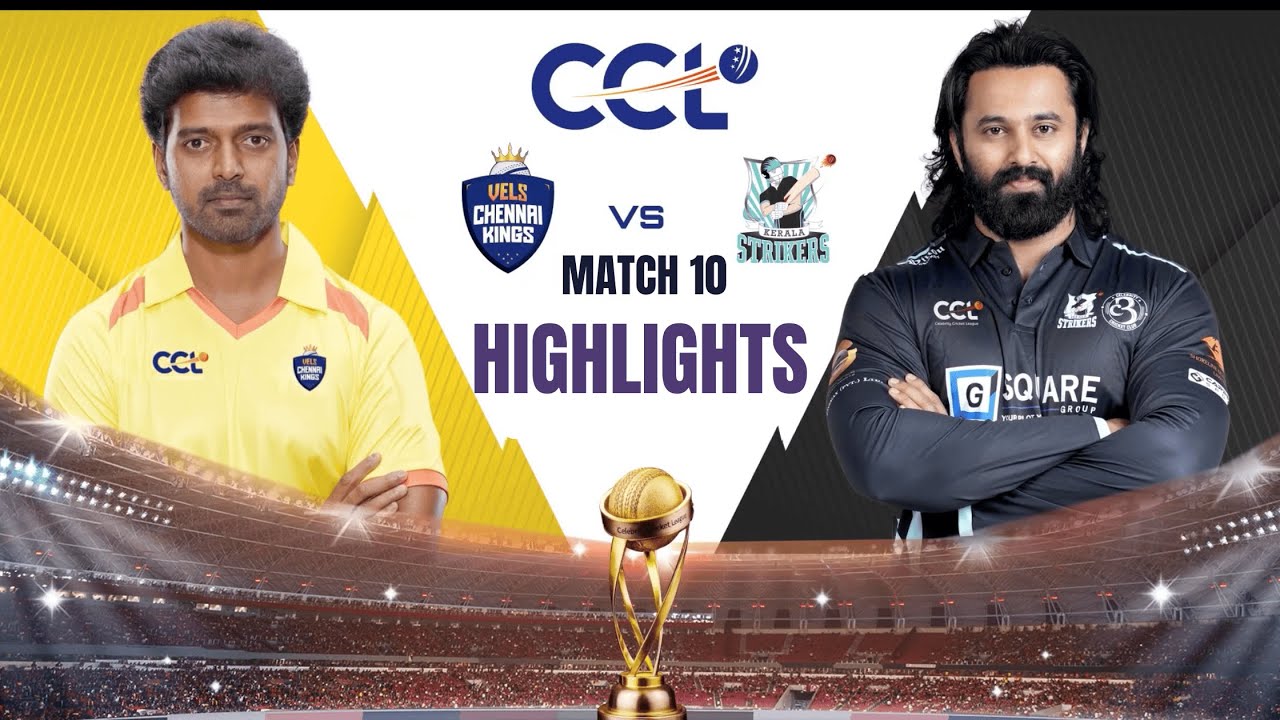 VELS Chennai Kings vs Kerala Strikers Highlights | CCL 2026 - Match 10 | Watch Full on JioHotstar