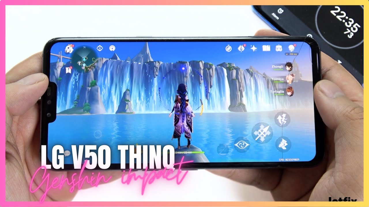 LG V50 ThinQ Genshin Impact Gaming test | Snapdragon 855