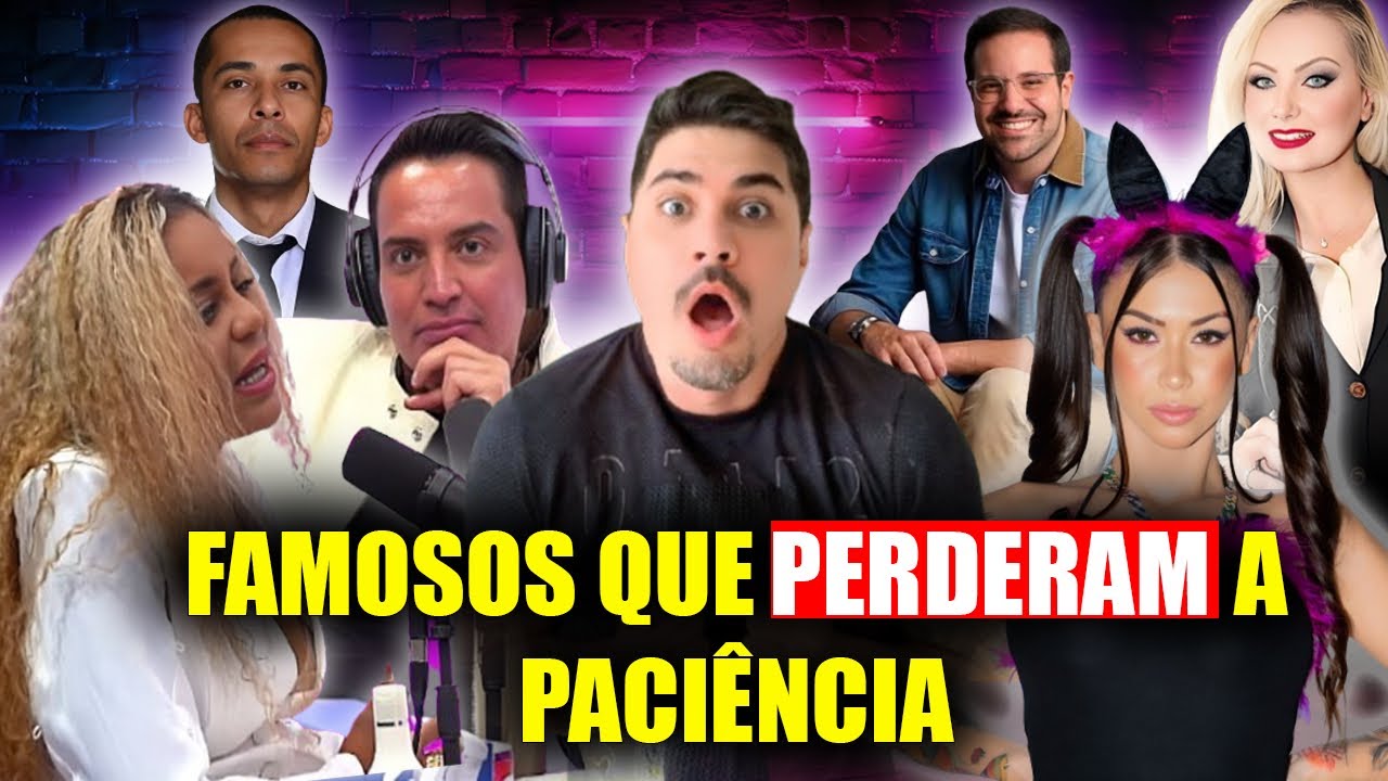 FAMOSOS QUE PERDERAM A PACIÊNCIA COM OS COLEGAS