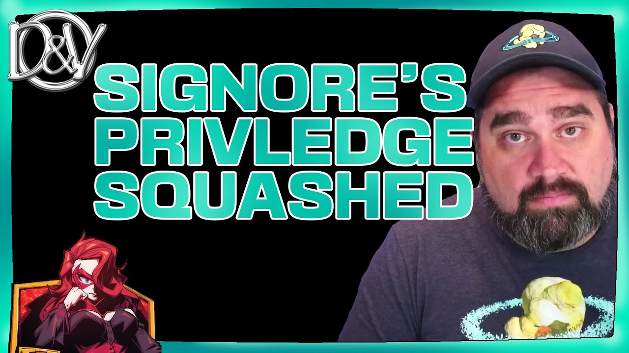 DISAFFERMATION: Signore's Popcorned Planet Denied Journalistic Privilege, and Some CG Odds and Ends.