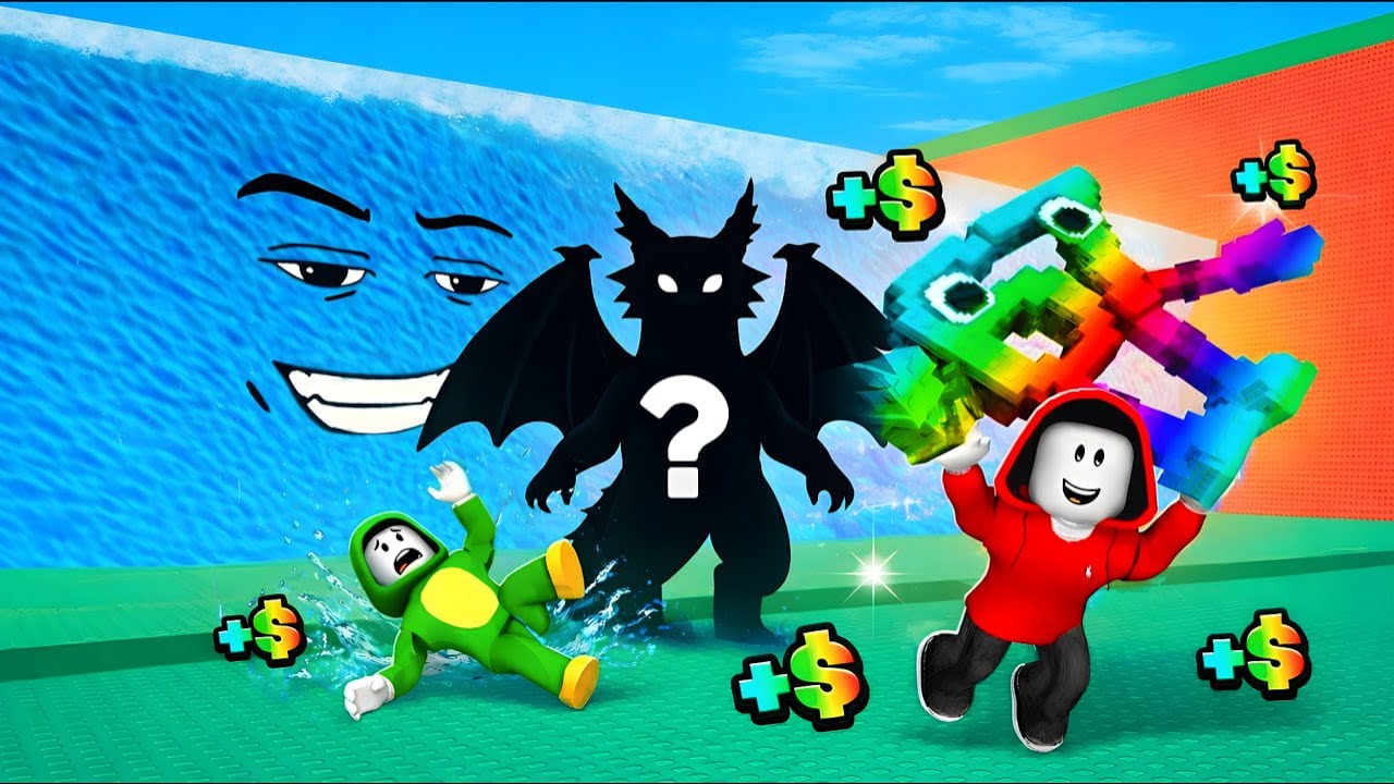 JJ and Mikey ESCAPE TSUNAMI FOR BRAINROTS in ROBLOX! Maizen 🌊😱