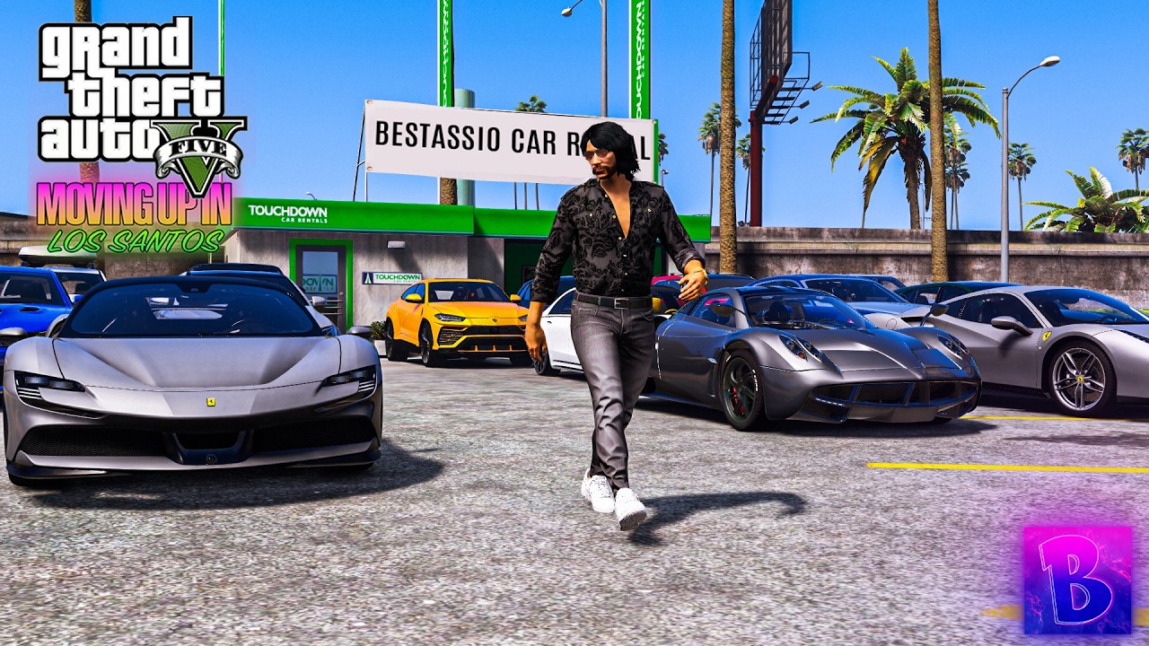 I OPENED UP A CAR RENTAL COMPANY | MOVING UP IN LS | #gta5reallifemod