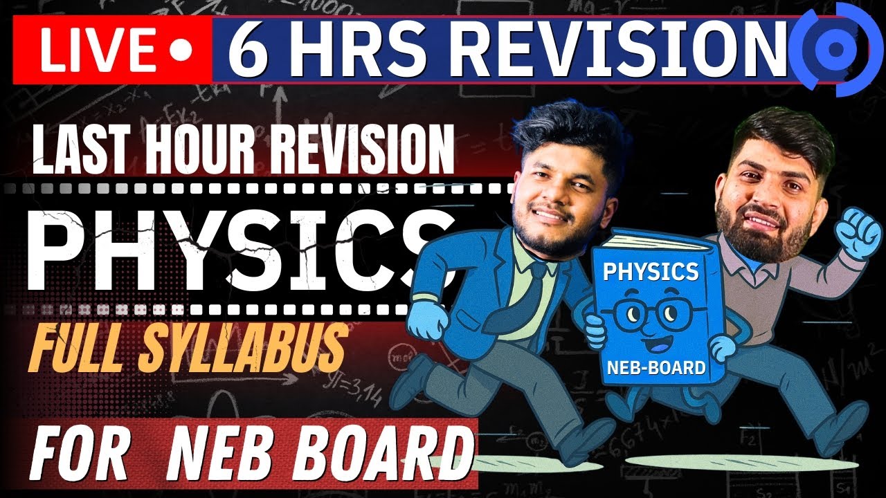 Clamphook One Shot 6 hrs Physics Revision with JN Milan & GB sir