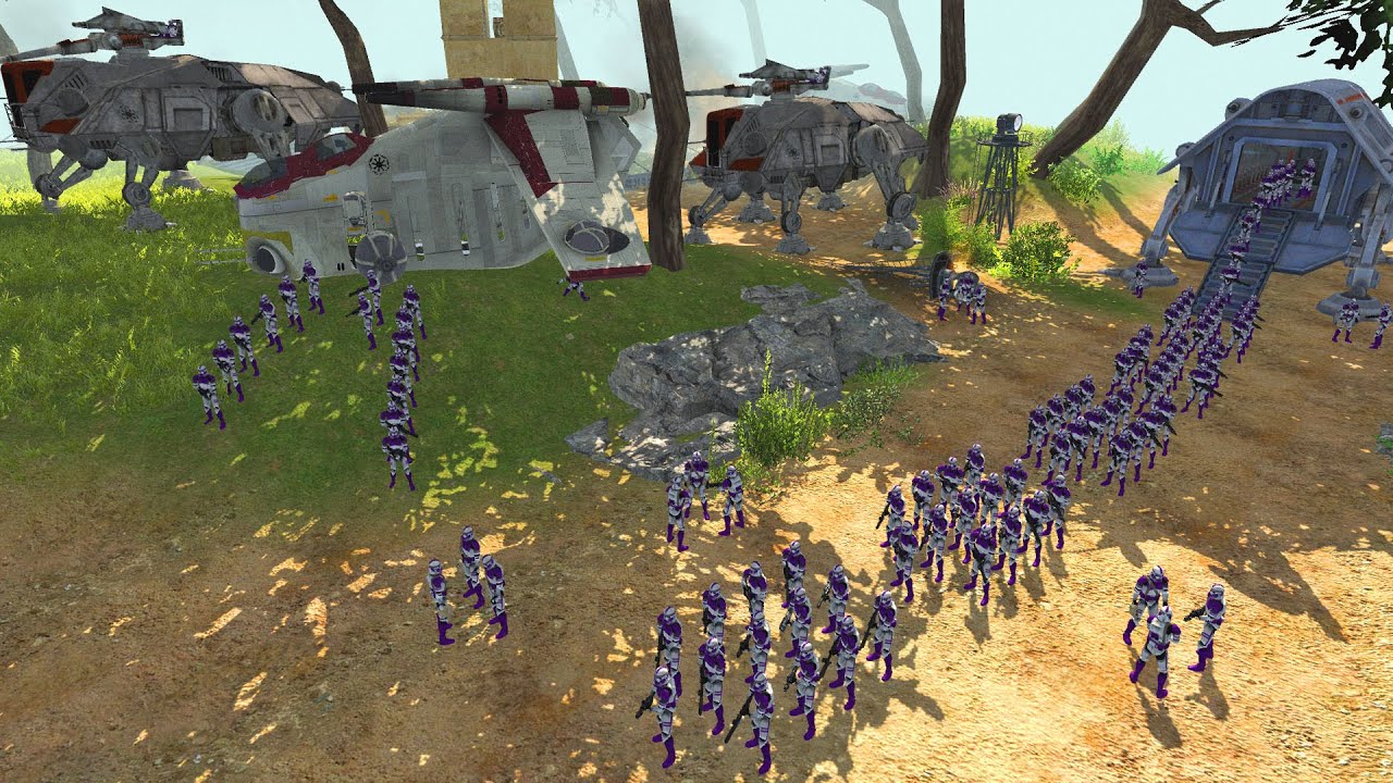 Clone CITY LIBERATION Task-Force! - Men of War: Star Wars Mod Battle Simulator