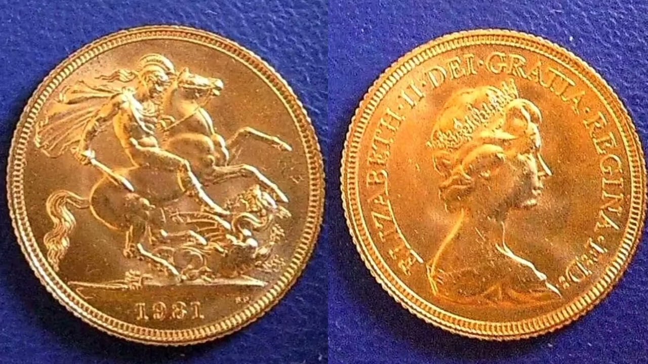 QUEEN ELIZABETH II 1981 GOLD SOVEREIGN