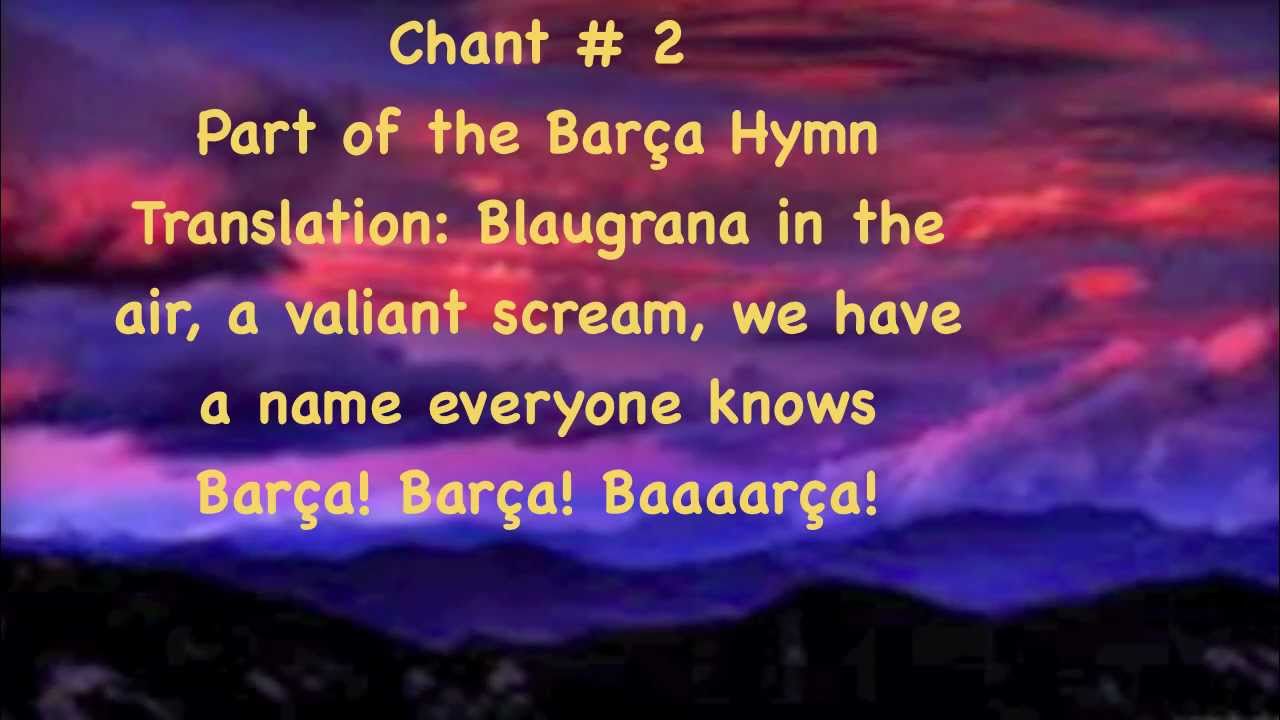 Barca - FC Barcelona Chants Tutorial
