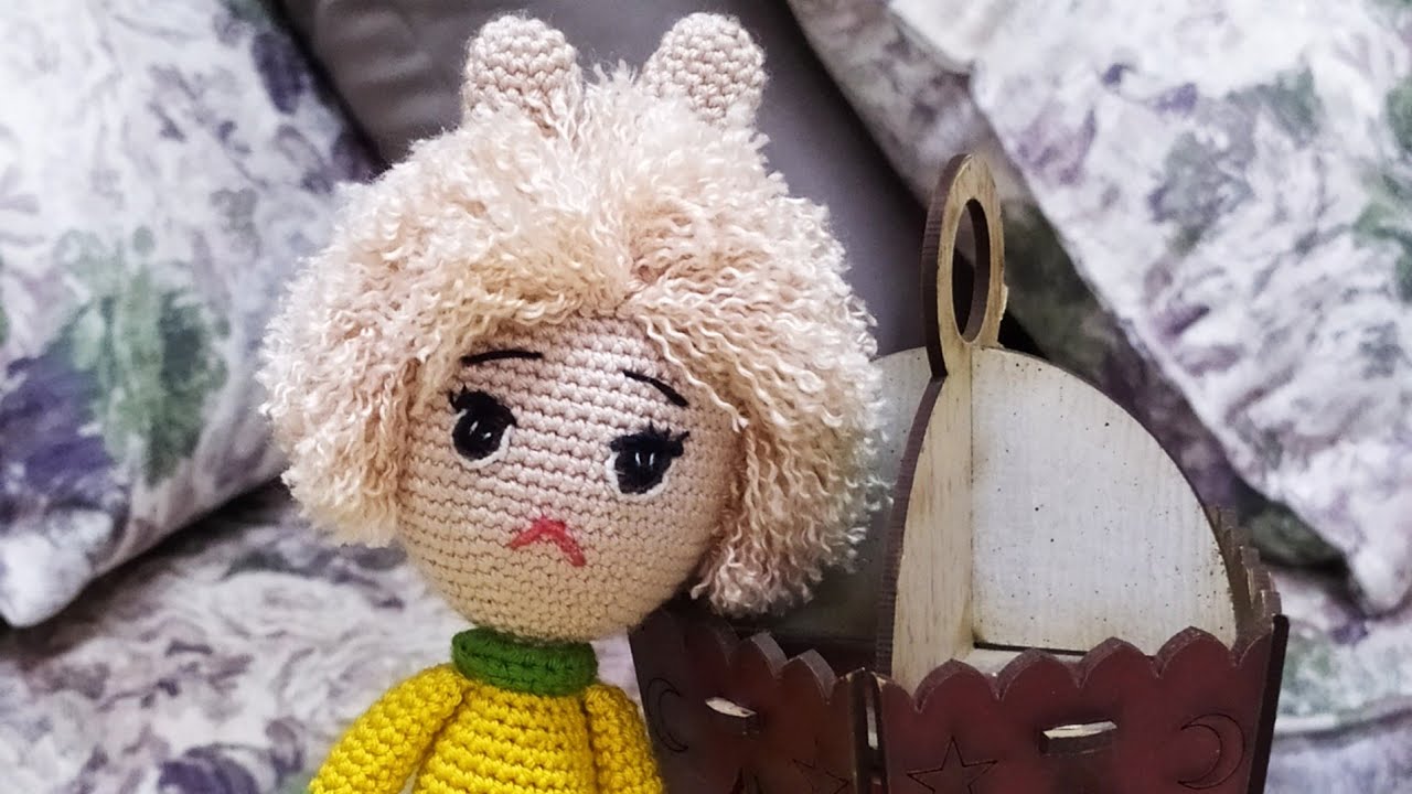 كروشيةطريقة عمل عروسة طمطم اميجيرومي/how to crochet   little doll Tamtam amigurumi