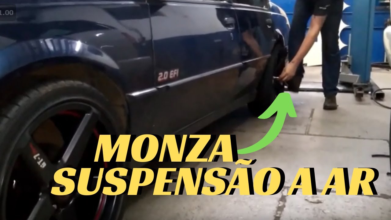 Monza Rebaixado com Suspensão a Ar e Rodas Aro 17 - Gasnag Suspensões