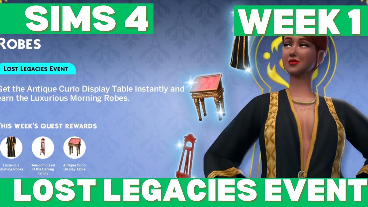 How to complete the Sims 4 Lost Legacies Event | Week 1