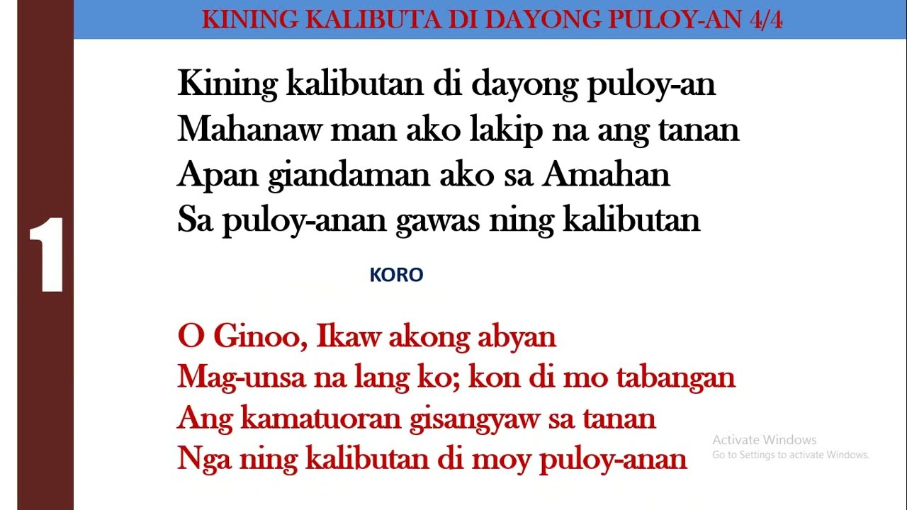 This world Is Not my Home -in Cebuano Version with Claudine and Bonna