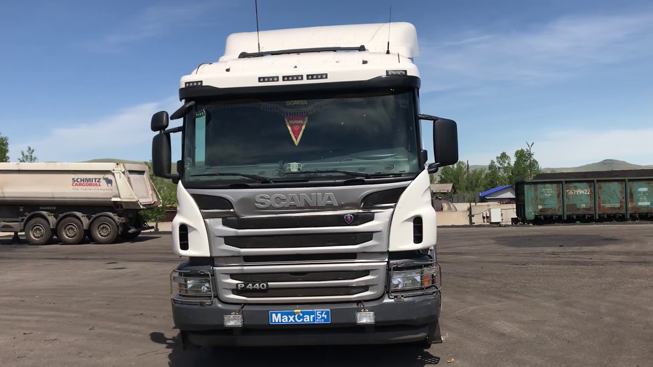 тягач Scania p440 2013 г.в. (Рессорная подвеска бортовые редуктора, 6х4)