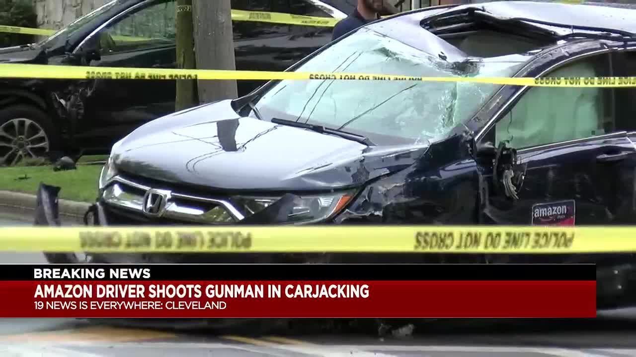 Amazon delivery driver allegedly shoots, kills suspected armed carjacker in Cleveland: Police
