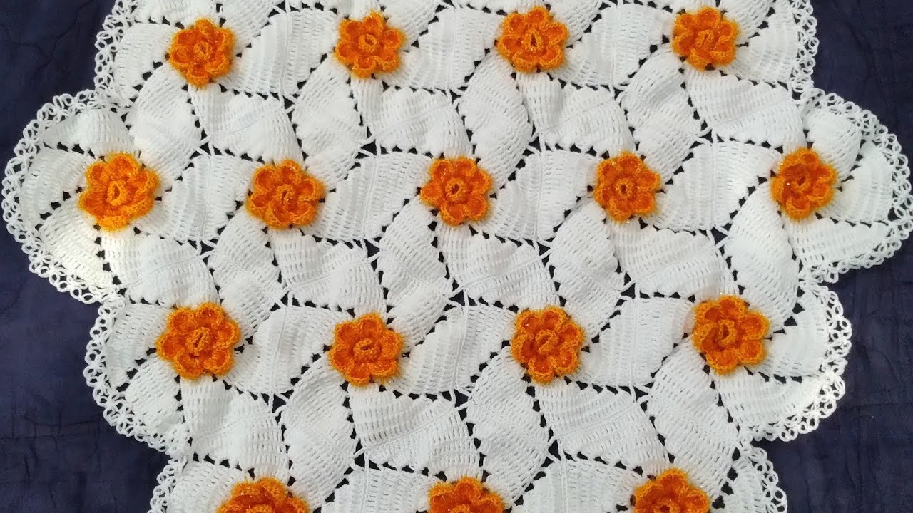Learn how to make table cloth ( Thalpos ) Pattern - 6