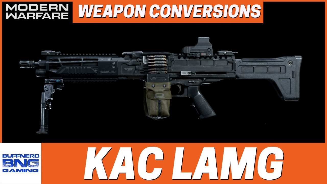 Knight`s Armament Company LAMG Weapon Conversions - Call Of Duty Modern Warfare