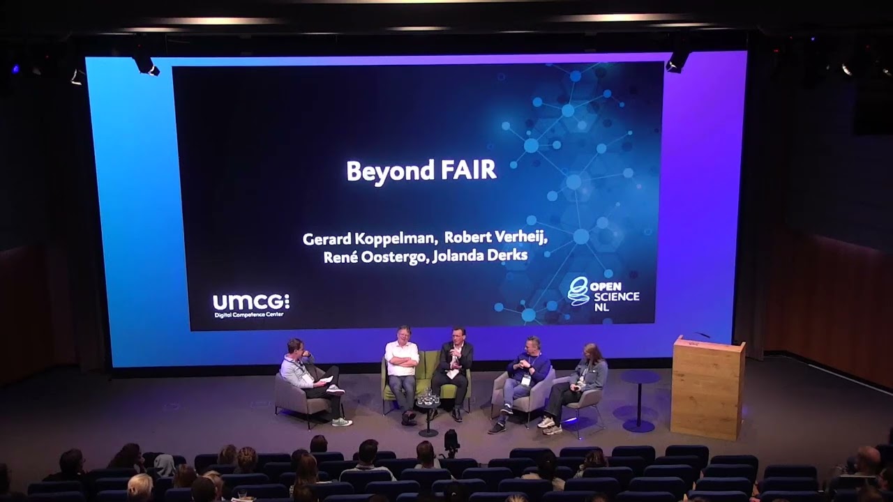 Beyond FAIR - Panel Discussion – Jolanda Derks, René Oostergo, Gerard Koppelman, Robert Verheij