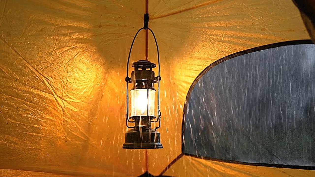 Rain ASMR in Tent | No Music, Just Rain
