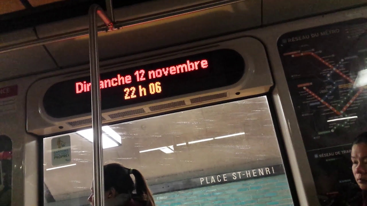 Montreal Metro: amazing dark ride on an MR-73 metro train on the Orange Line 🟠