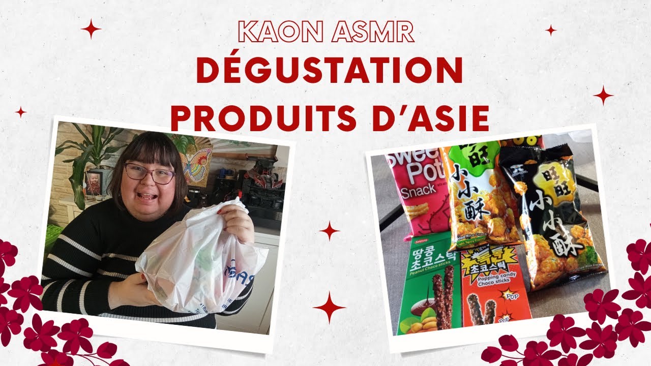 #asmr dégustation produits d'Asie n°2 🍤