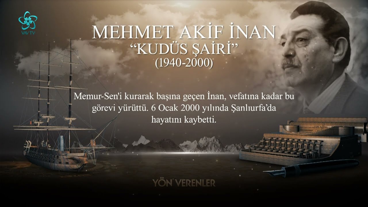 Kudüs Şairi Mehmet Akif İnan'ın Hayatı | Yön Verenler (37. Bölüm)