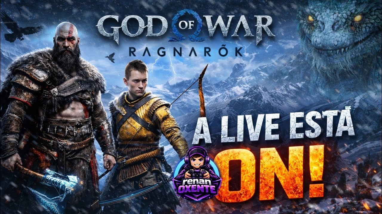 🔴LIVE BR🔴 God of War Ragnarok (Ps4) pt-br
